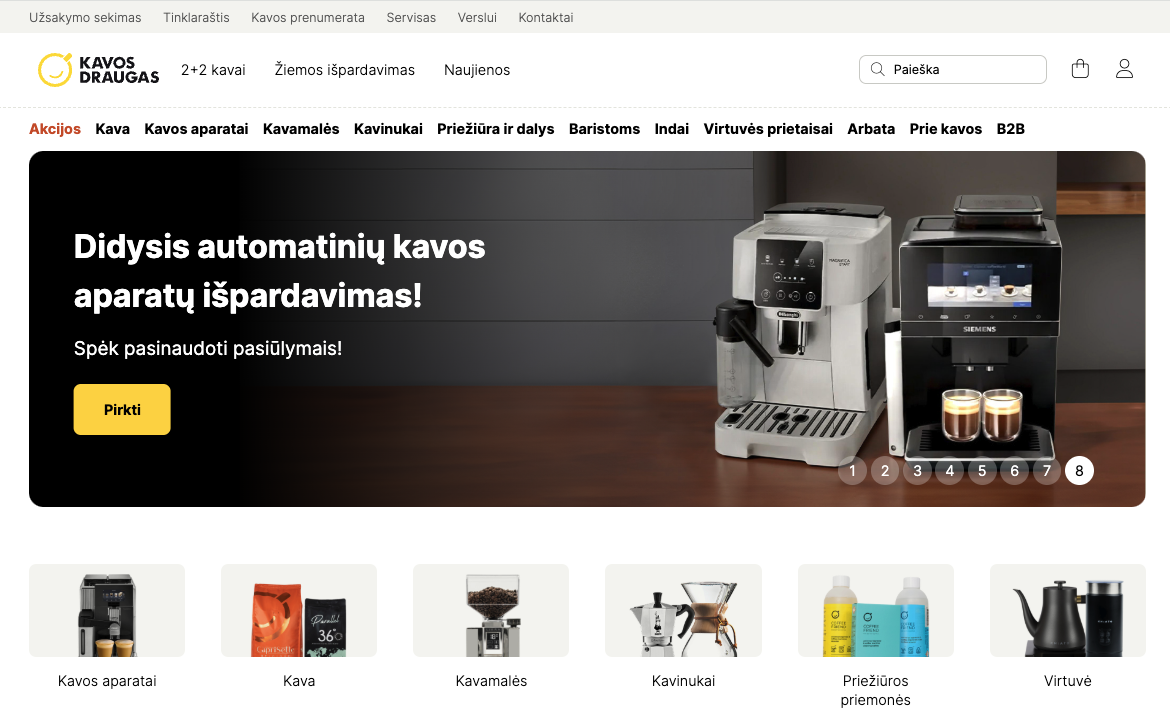 kavosdraugas.lt projekto nuotrauka