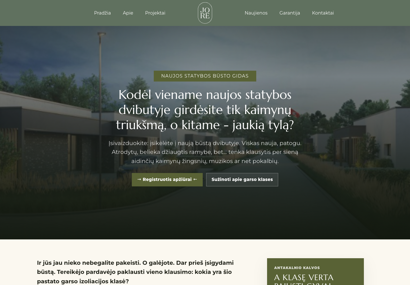 JORE „Antakalnio kalvos“ native straipsnis darbalaukio ekrane